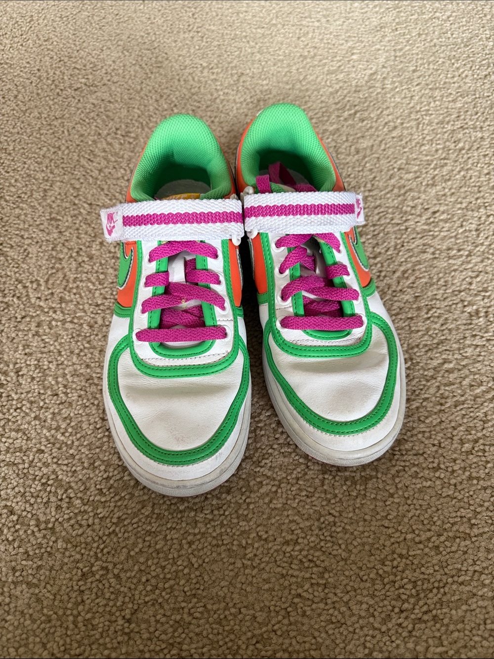 Nike Vandal Low- Green, Violet, Orange